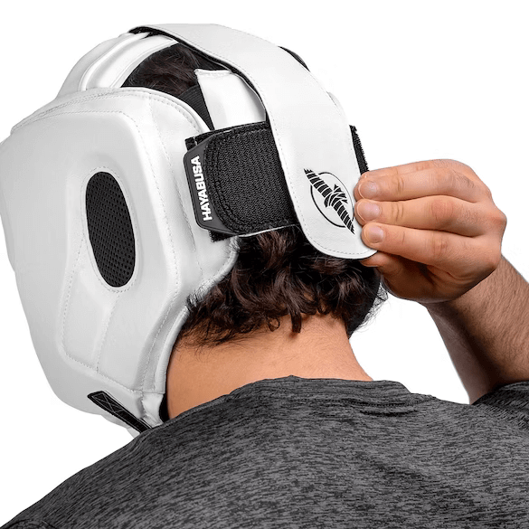 Боксерський шлем Hayabusa T3 Boxing Headgear (White/Black) HA T3 BH WB - LXL фото