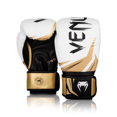 Buy Boxing Gloves - Venum Challenger 3.0 - White/Gold in the online store  4Fights