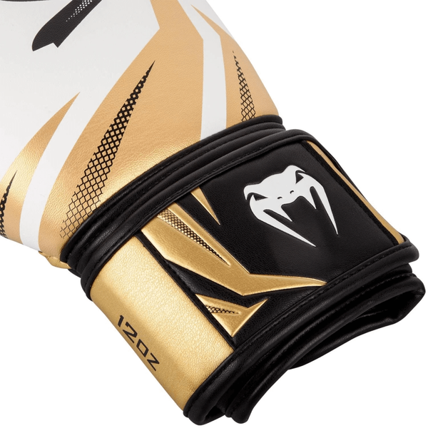 Venum Challenger 3.0 Boxing Gloves White/Gold, 10 oz
