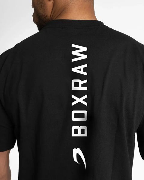 Boxraw Lineal Oversized T-Shirt - Black, XS