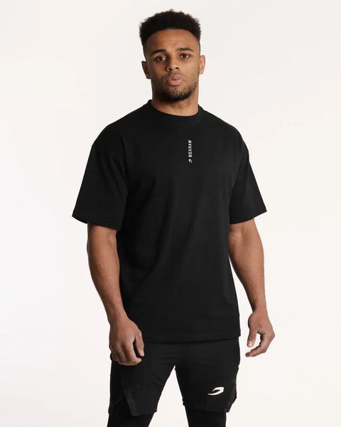 Boxraw Lineal Oversized T-Shirt - Black, XS