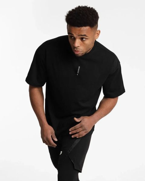 Boxraw Lineal Oversized T-Shirt - Black, XS