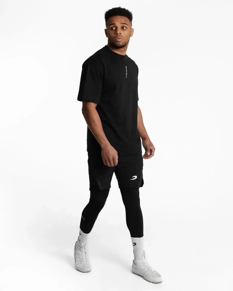 Boxraw Lineal Oversized T-Shirt - Black, XS