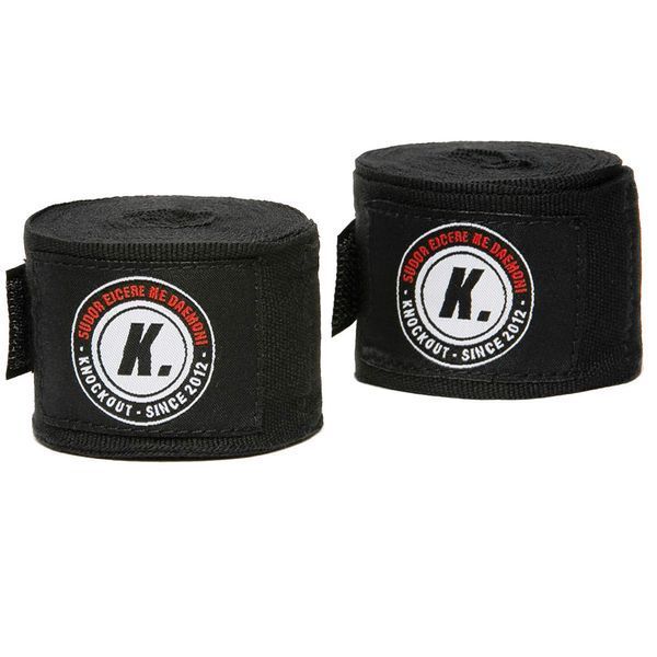 Бинти для боксу Knockout Handwraps (Чорні) KO HW-4001 фото