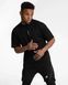Boxraw Lineal Oversized T-Shirt - Black, XS