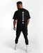 Boxraw Lineal Oversized T-Shirt - Black, XS