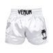 Шорти Venum Classic Muay Thai Shorts - White/Black VE 03813-002 S фото 1