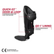 Захист гомілки RDX T15 Noir Black Shin Instep Guards RDX SGR-T15MB-S фото 13