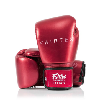 Boxing gloves - FAIRTEX BGV22 METALLIC RED, 10 oz
