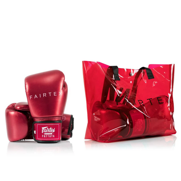 Boxing gloves - FAIRTEX BGV22 METALLIC RED, 10 oz