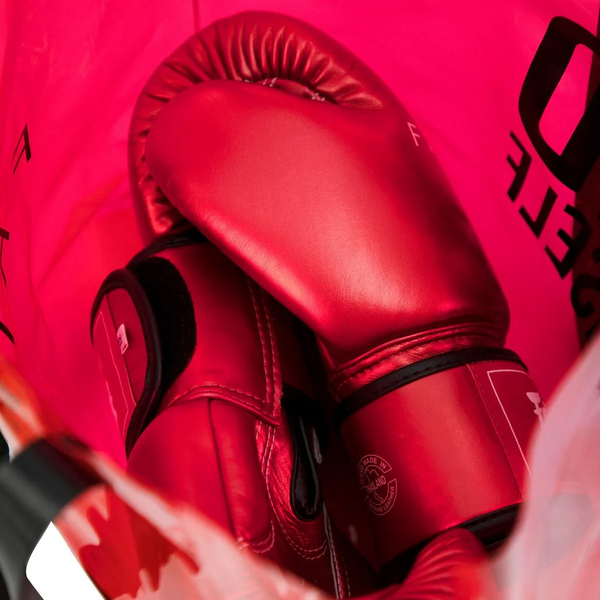 Boxing gloves - FAIRTEX BGV22 METALLIC RED, 10 oz