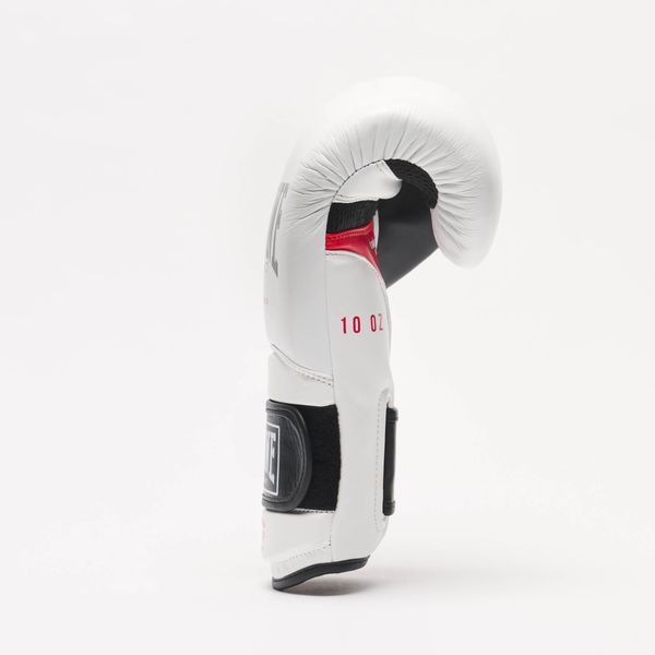 Leone Boxing Gloves IL TECNICO N3 (White-Red), 10 oz