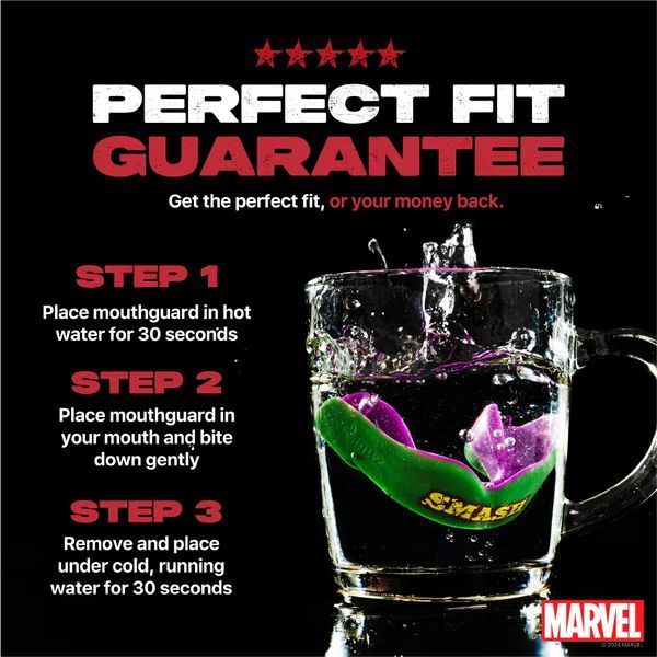 Капа SafeJawz&reg; Marvel The Hulk Mouthguard Adult SJ Hulk A фото