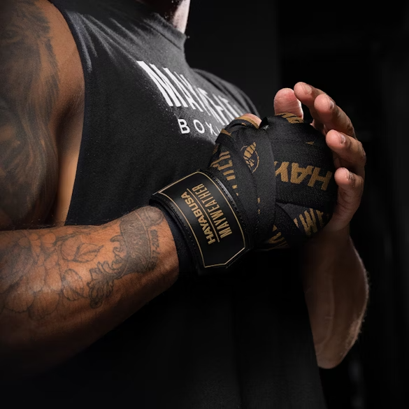 Боксерські бинти Hayabusa Mayweather 180&rdquo; Deluxe HA MD BG фото