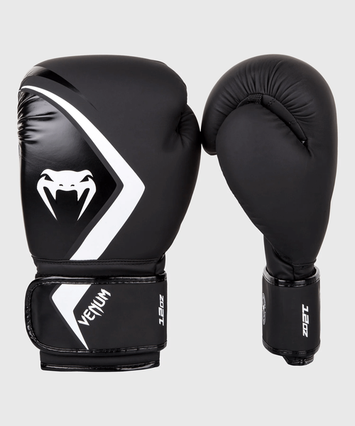 Venum  Contender 2.0 Boxing Gloves Black/Grey-White, 10 oz