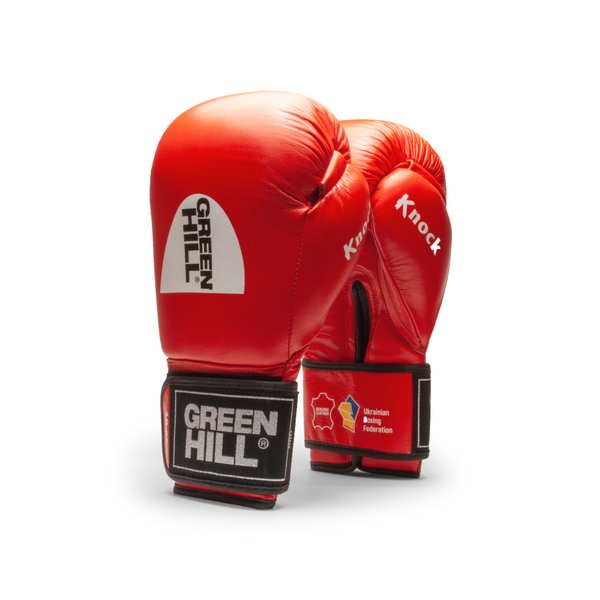 Рукавиці для боксу Green Hill &ldquo;KNOCK&rdquo; (Ліцензовані ФБУ) GH KBK-2105 R12 фото