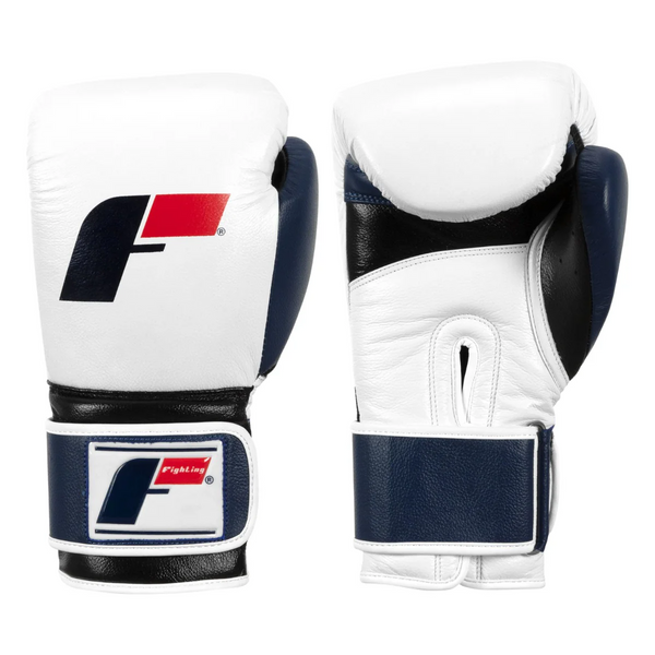 Fighting Force Leather Boxing Gloves, 12 oz