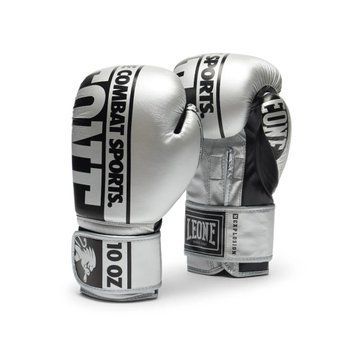 Leone Nexplosion Boxing Gloves Silver, 10 oz