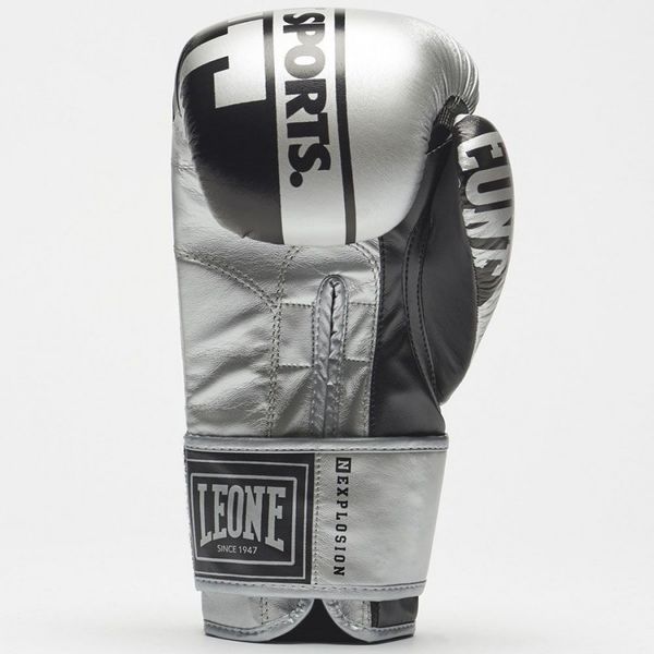 Leone Nexplosion Boxing Gloves Silver, 10 oz