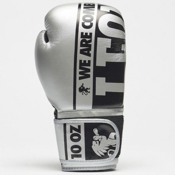 Leone Nexplosion Boxing Gloves Silver, 10 oz