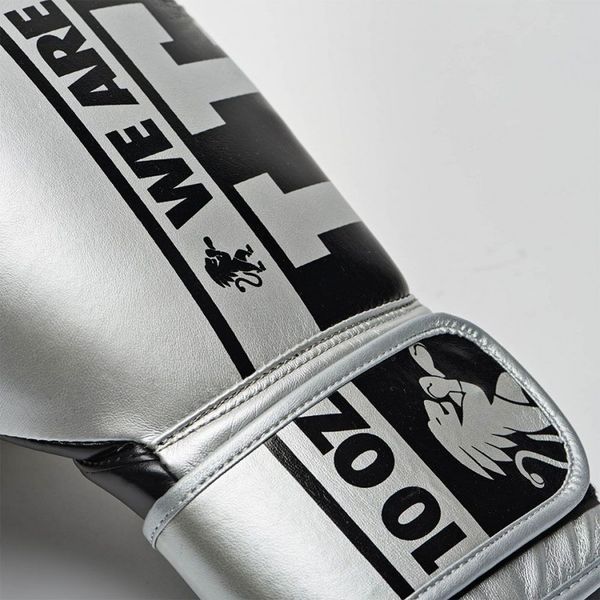 Leone Nexplosion Boxing Gloves Silver, 10 oz