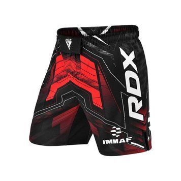 Шорти для ММА RDX IMMAF Approved MMA Fight & Training Shorts Red RDX MSS-IMF-1R-M фото