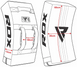 RDX T1 Curved Kick Shield with Nylon Handles - Black, Black-White
