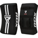 RDX T1 Curved Kick Shield with Nylon Handles - Black, Black-White