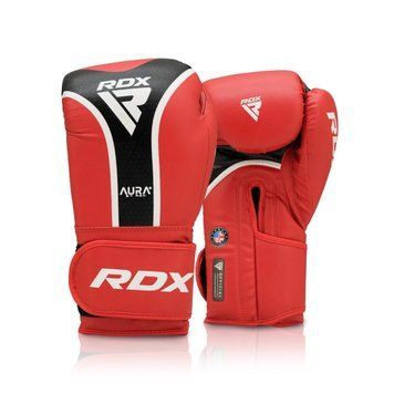 Рукавиці для боксу RDX Boxing Gloves Aura Plus T-17 Red RDX BGR-T17RB-10 фото