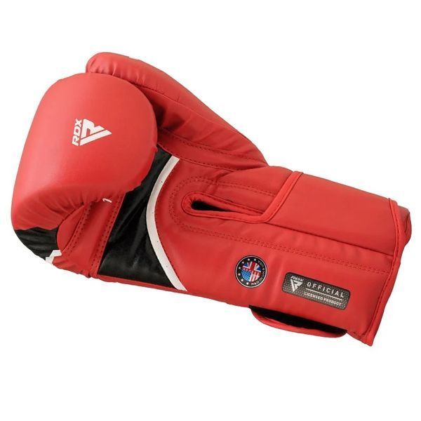 Рукавиці для боксу RDX Boxing Gloves Aura Plus T-17 Red RDX BGR-T17RB-10 фото