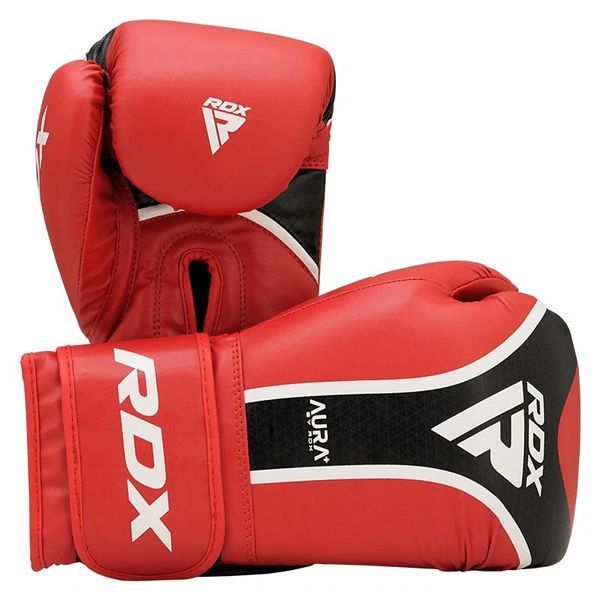 Рукавиці для боксу RDX Boxing Gloves Aura Plus T-17 Red RDX BGR-T17RB-10 фото