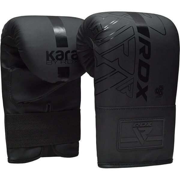Снарядні рукавиці RDX F6 KARA Bag Gloves 4oz Black RDX BMR-F6MB фото