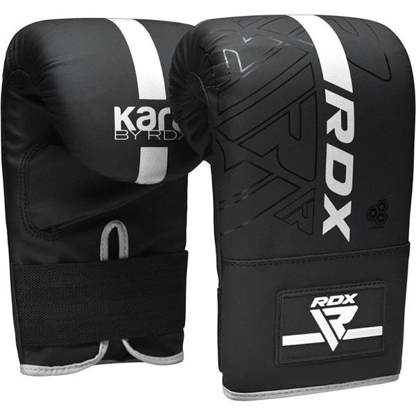 Снарядні рукавиці RDX F6 KARA Bag Gloves 4oz Black RDX BMR-F6MW фото