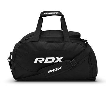 Спортивна сумка-наплічник RDX R1 Duffel Bag with Backpack Straps RDX GKB-R1BW фото