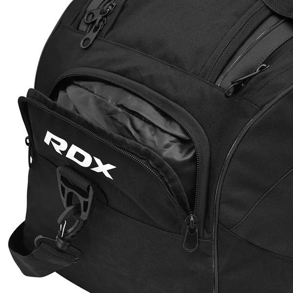 Спортивна сумка-наплічник RDX R1 Duffel Bag with Backpack Straps RDX GKB-R1BW фото