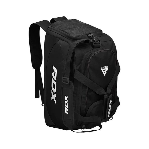 Спортивна сумка-наплічник RDX R1 Duffel Bag with Backpack Straps RDX GKB-R1BW фото