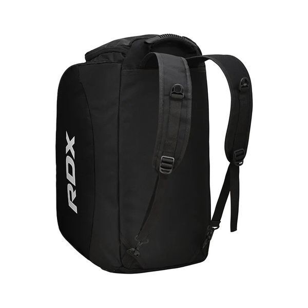Спортивна сумка-наплічник RDX R1 Duffel Bag with Backpack Straps RDX GKB-R1BW фото