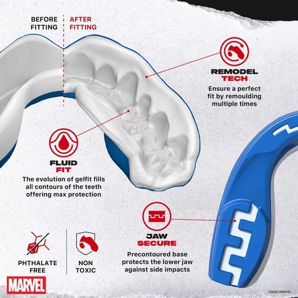 Капа SafeJawz&reg; Marvel X-Men Beast Mouthguard Adult SJ X-Men Beast A фото