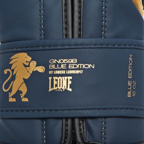 Боксерські рукавиці Leone 1947 BLUE EDITION LE GN059B - 10 фото