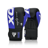 Перчатки для бокса RDX F4 Boxing Sparring Gloves Hook & Loop Blue RDX BGR-F4U-12 фото