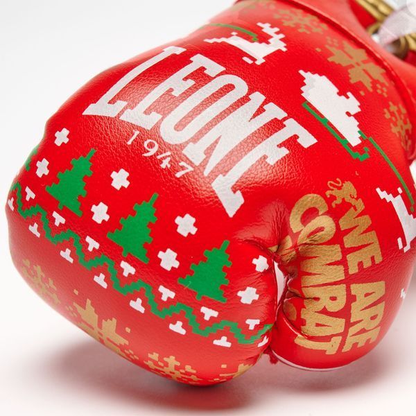 Боксерские перчатки (декоративная) - Leone MINI XMAS GLOVE LE AC23X R фото