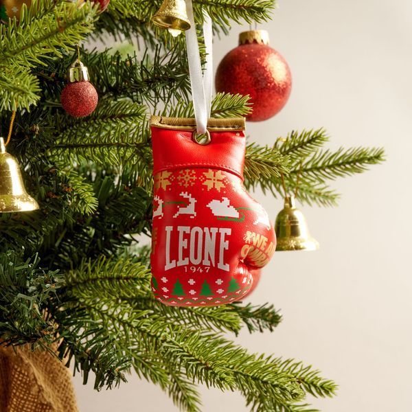 Боксерские перчатки (декоративная) - Leone MINI XMAS GLOVE LE AC23X R фото