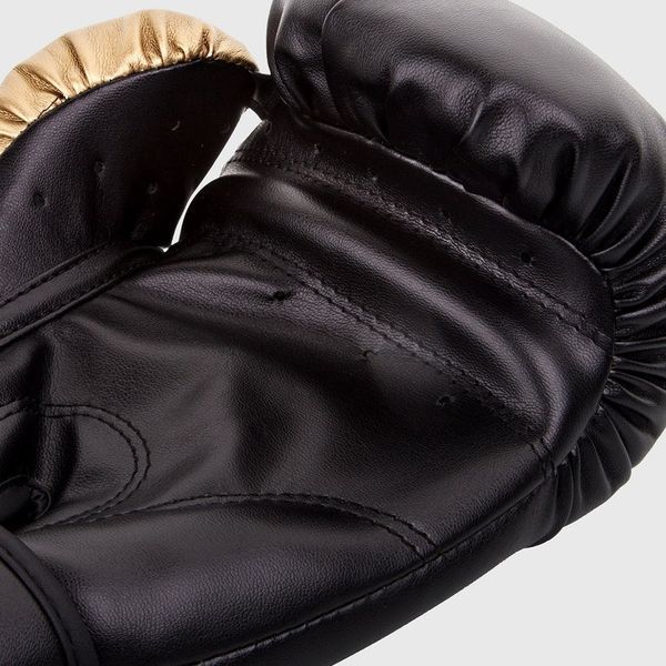 Venum Contender Boxing Gloves - Black/Gold, 10 oz