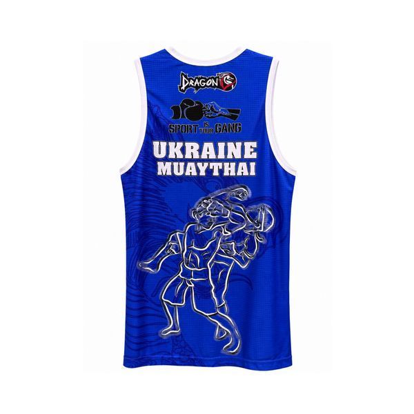 T-shirt for Thai boxing Dragon DRG-2024 Blue, XXS