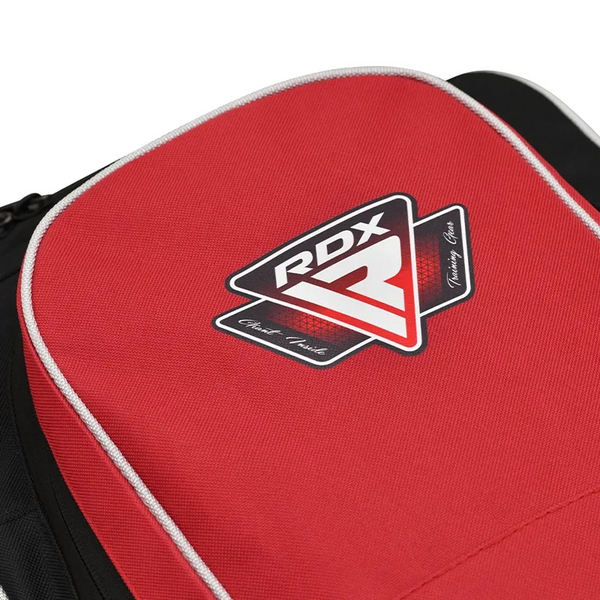 Спортивна сумка-наплічник RDX R1 Duffel Bag with Backpack Straps RedBlack RDX GKB-R1B фото